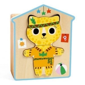 djeco: Drewniane puzzle DRESSUP