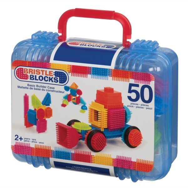 BRISTLE BLOCKS: Basic Builder Case – KLOCKI JEŻYKI – 50 el.
