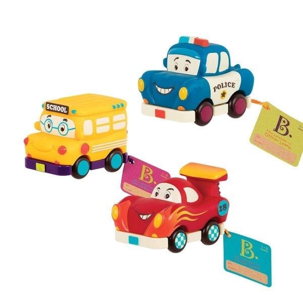B.toys: Mini Wheeee-ls! – zestaw 3 mini autek z napędem