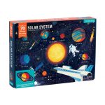 Mudpuppy: Puzzle Układ Słoneczny z elementami w kształcie planet 5+