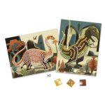 DJECO: zestaw art MOZAIKI DINOZAURY 4+ - obrazek 2