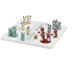 Kids Concept: Edvin drewniana gra planszowa Ludo Chińczyk