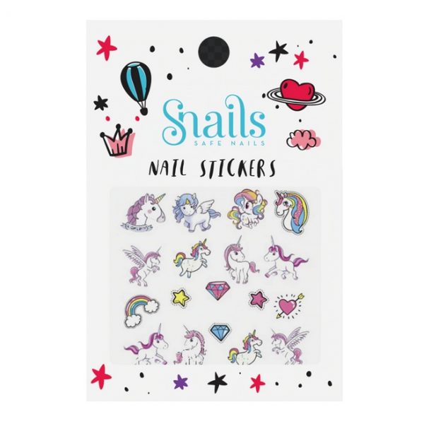 Snails: naklejki na paznokcie UNICORN - JEDNOROŻCE