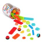 BRISTLE BLOCKS: Basic Builder Bucket – KLOCKI JEŻYKI – 50 el. - obrazek 4