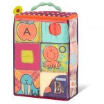 B.TOYS: klocki materiałowe z sorterem aBc Block Party