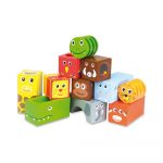 VILAC: Klocki drewniane sensoryczne sawanna 12m+