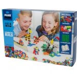 PLUS-PLUS: Klocki Mini 600 szt (Basic, Neon) i 2 płytki konstrukcyjne