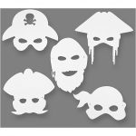 CREATIV: Maski do malowania PIRACI 16 szt.