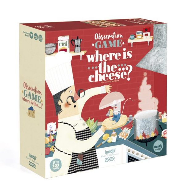LONDJI: gra obserwacyjna Where is the Cheese? 3+