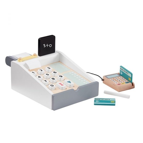 Kids Concept: drewniana kasa sklepowa KID'S HUB