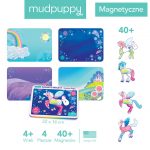 Mudpuppy: magnetyczna układanka Magiczne Jednorożce 4+ - obrazek 2