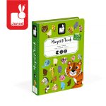 JANOD: Magnetyczna układanka Zwierzęta Magnetibook