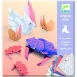 Djeco: zestaw origami RODZINY ZWIERZĄTEK 6+