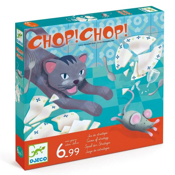 DJECO: Gra planszowa STRATEGICZNA CHOP CHOP 6+
