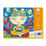 Djeco: zestaw ART z farbami INDIA 7+