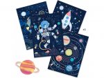 Djeco: zestaw art wydrapywanka KOSMOS 7+ - obrazek 2