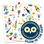 Djeco: tatuaże świecące KOSMOS 3+ - obrazek 2