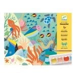 Djeco: zestaw art z farbami ŚWIAT NATURY 7+