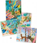 Djeco: zestaw art z farbami ŚWIAT NATURY 7+ - obrazek 2