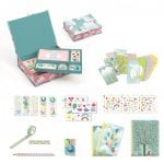 Djeco: lovely paper CHARLOTTE – kuferek zestaw papierniczy - obrazek 3
