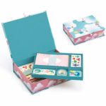 Djeco: lovely paper CHARLOTTE – kuferek zestaw papierniczy
