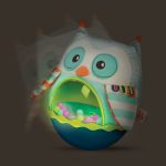 B.TOYS: Owl Be Back – sowa-kiwajka – wańka-wstańka - obrazek 3