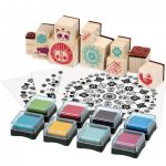 Vilac: zestaw 56 stempelków drewnianych MANDALA 3+ - obrazek 2