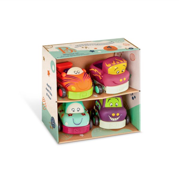 B.TOYS: Wheeee-ls! – zestaw 4 autek z napędem