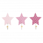 Jabadabado: gwiazdki róż - wieszak potrójny