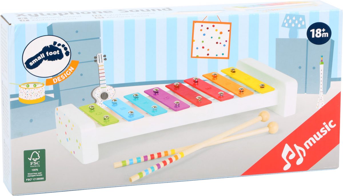 SMALL FOOT: Cymbałki metalowe 18m+ - obrazek 2