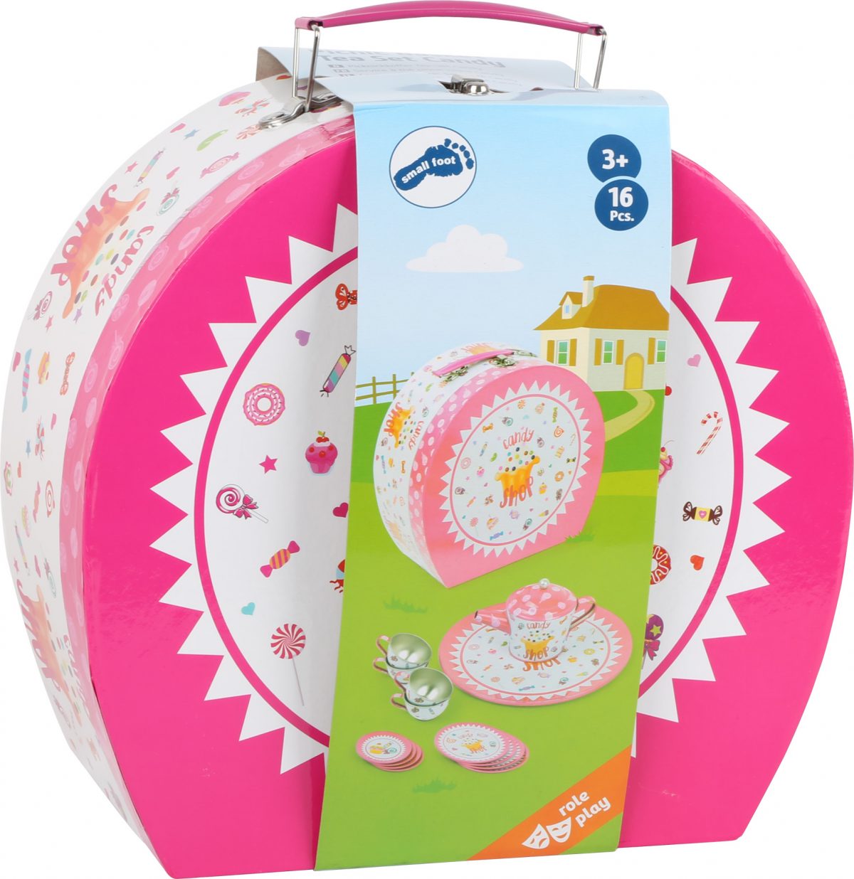 SMALL FOOT: serwis do herbatki CANDY 3+ - obrazek 2