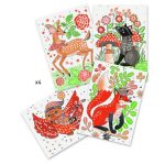 Djeco: zestaw z farbami DANDY Z LASU 8+ - obrazek 2