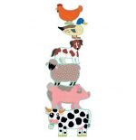 Djeco: Puzzle gigant HONORE I PRZYJACIELE 3+ - obrazek 2