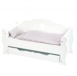 SMALL FOOT: łóżko / sofa z szufladą DLA LALEK do 50cm