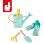JANOD: mały ogrodnik Zestaw narzędzi ogrodowych z konewką 3+