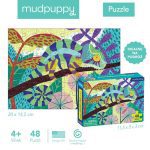 MUDPUPPY: Puzzle mini Kameleon lamparci 48 el. 4+ - obrazek 2