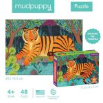 MUDPUPPY: Puzzle mini Tygrys bengalski 48 el. 4+ - obrazek 2