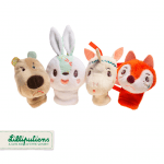 LILLIPUTIENS: Zestaw mini-pacynek na palce Las 12m+