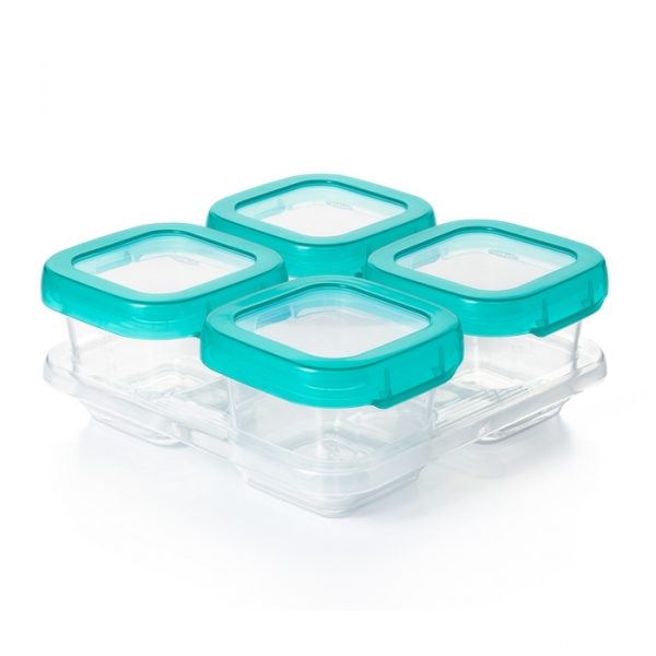 OXO tot: pojemniki do zamrażania żywności 4 x 180 ml