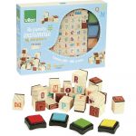 Vilac: zestaw 76 stempelków ALFABET i Cyfry 4+