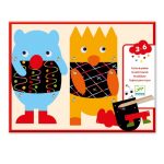 Djeco: Wydrapywanka składanka MAŁE POTWORKI 3+