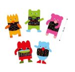 Djeco: Wydrapywanka składanka MAŁE POTWORKI 3+ - obrazek 3