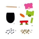 Djeco: Wydrapywanka składanka MAŁE POTWORKI 3+ - obrazek 2