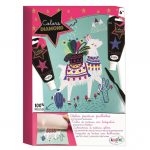 Aladine: Obrazek z Farbą Brokatową LAMA 6+