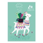 Aladine: Obrazek z Farbą Brokatową LAMA 6+ - obrazek 2