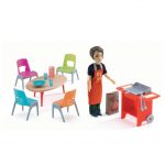 Djeco: PETIT HOME zestaw barbecue grill i akcesoria