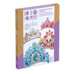 Djeco: Zestaw art mozaiki KORONY KSIĘŻNICZEK 5+