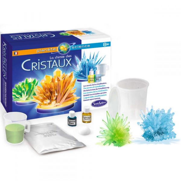 SENTOSPHERE: zestaw naukowy Hodowla kryształów 8+