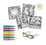 DJECO: Kolorowanki 3D ZACZAROWANY LAS 7+ - obrazek 3