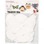 CREATIV: Maski papierowe Zwierzęta 16 szt. - obrazek 2